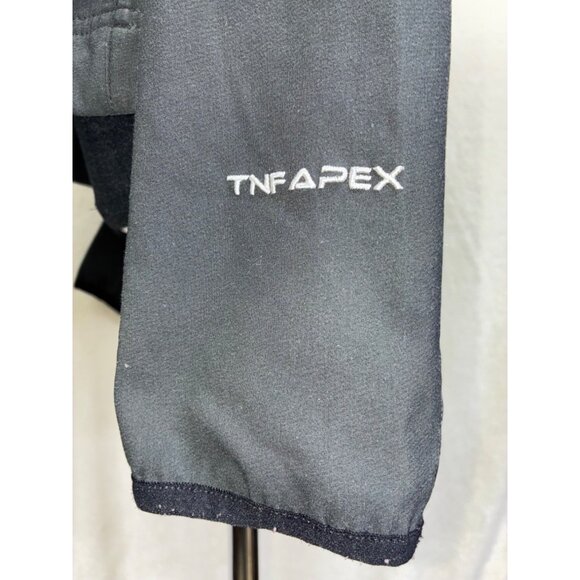 The North Face TNF APEX Zip-Up Soft Shell Jacket Solid Black Pockets Sz S/P #k - Picture 6 of 8